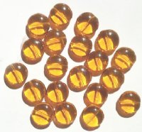 20 13x6mm Flat Rounded Topaz Disks